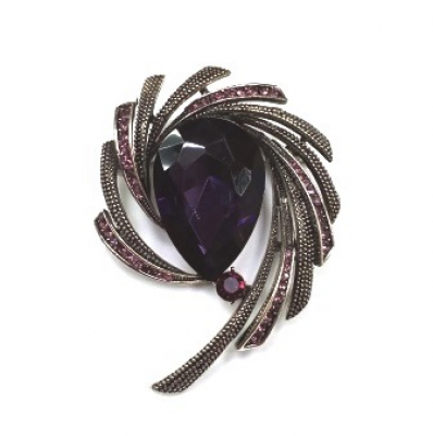 Брошь Фантазия 18 Серебряные грани, ювелирная компания