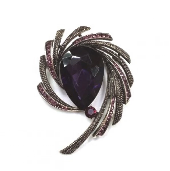 Брошь Фантазия 18 Серебряные грани, ювелирная компания