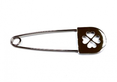 Брошь Булавка 22 Серебряные грани, ювелирная компания