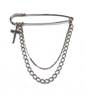 Брошь 880101 (Ag 925) Серебряные грани, ювелирная компания