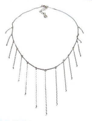 Колье 990246 (Ag 925) Серебряные грани, ювелирная компания