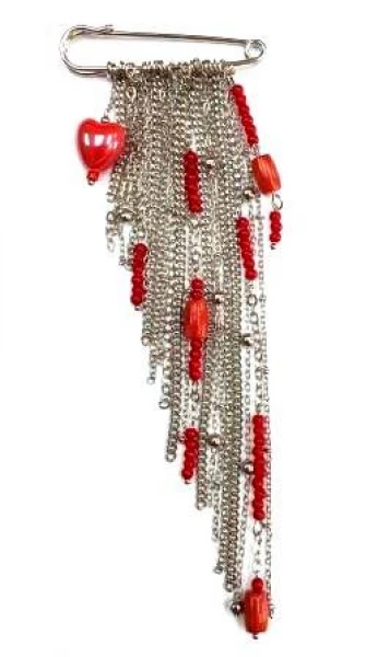 Брошь НАВ-Бш-002 Серебряные грани, ювелирная компания