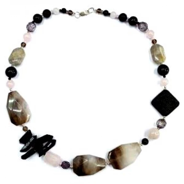 Бусы 810-2 (Ag 925) Серебряные грани, ювелирная компания