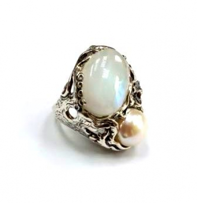 Кольцо 735кЛунЖем (Ag 925) Серебряные грани, ювелирная компания