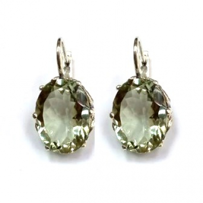 Серьги 3146сПраз (Ag 925) Серебряные грани, ювелирная компания