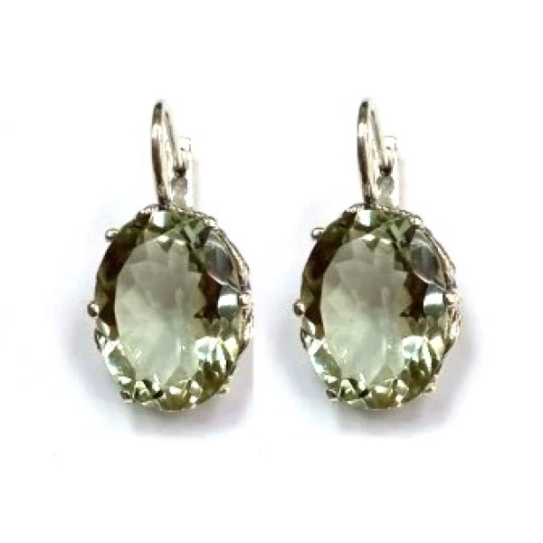 Серьги 3146сПраз (Ag 925) Серебряные грани, ювелирная компания