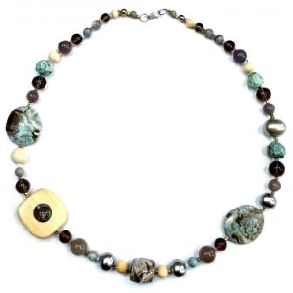 Бусы 812-1 (Ag 925) Серебряные грани, ювелирная компания