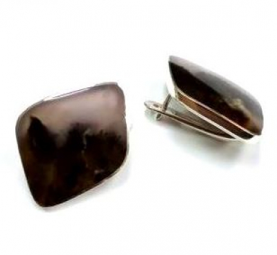 Серьги с10106Агм (Ag 925) Серебряные грани, ювелирная компания