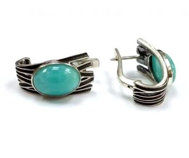 Серьги с1802Амз (Ag 925) Серебряные грани, ювелирная компания