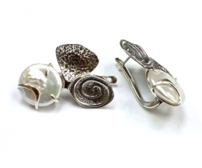 Серьги с10146Жемб (Ag 925) Серебряные грани, ювелирная компания