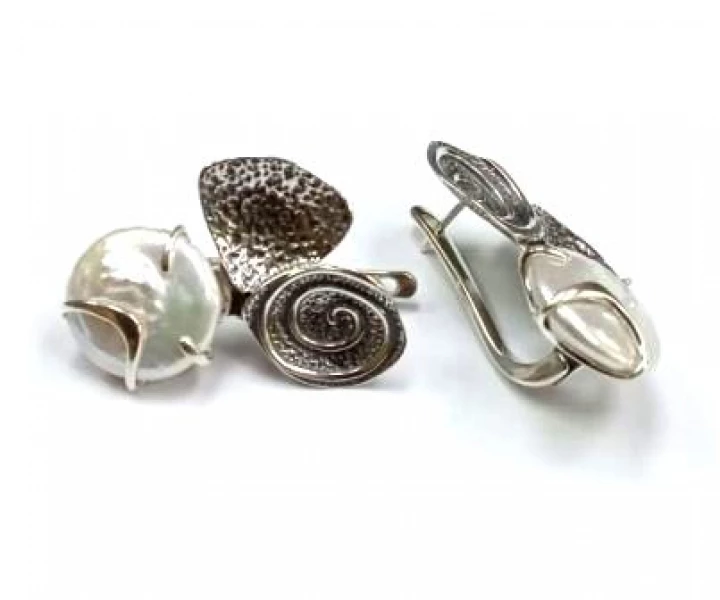 Серьги с10146Жемб (Ag 925) Серебряные грани, ювелирная компания