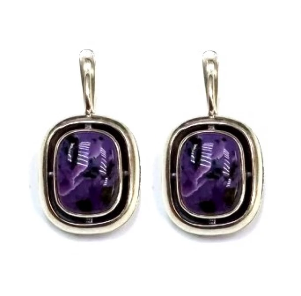 Серьги с168Чар (Ag 925) Серебряные грани, ювелирная компания