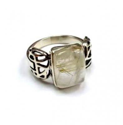 Кольцо к10122Кв вол (Ag 925) Серебряные грани, ювелирная компания