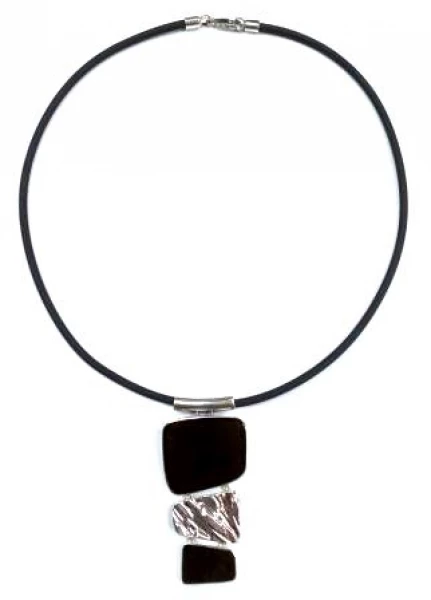 Колье кл10293Об (Ag 925) Серебряные грани, ювелирная компания