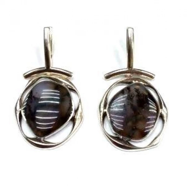 Серьги с1983Агм (Ag 925) Серебряные грани, ювелирная компания