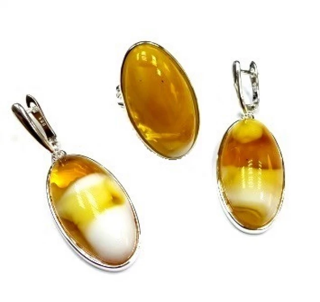 Гарнитур ГЛП022.2 (Ювелирный сплав) Серебряные грани, ювелирная компания