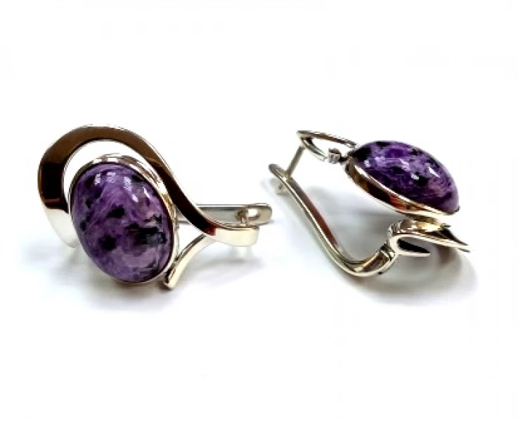 Серьги с1661Чар (Ag 925) Серебряные грани, ювелирная компания