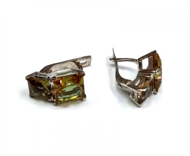 Серьги 2151юк.с (Ag 925) Серебряные грани, ювелирная компания