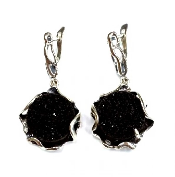 Серьги с1944Кв-друза (Ag 925) Серебряные грани, ювелирная компания