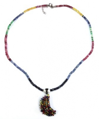 Колье SONU-0011NK (Ag 925) Серебряные грани, ювелирная компания