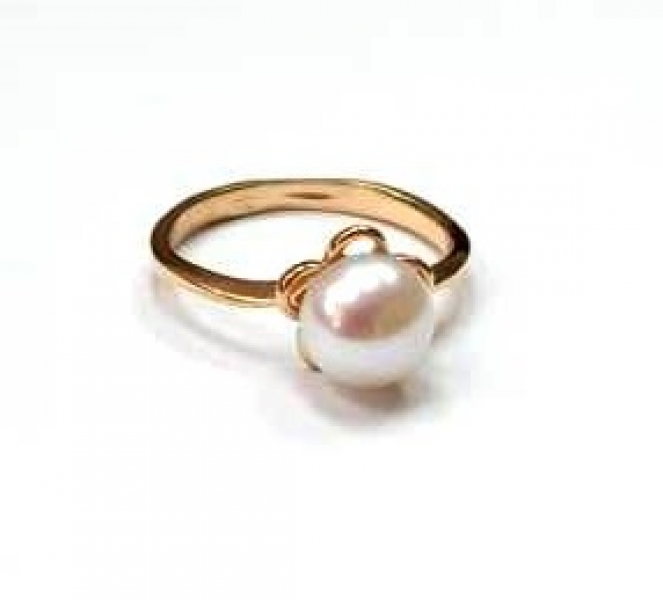 Кольцо 4010081.7 (Au 585) Серебряные грани, ювелирная компания