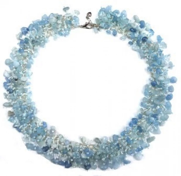 Колье КМАквБ Серебряные грани, ювелирная компания