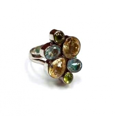 Кольцо Mem-000002R (Ag 925) Серебряные грани, ювелирная компания