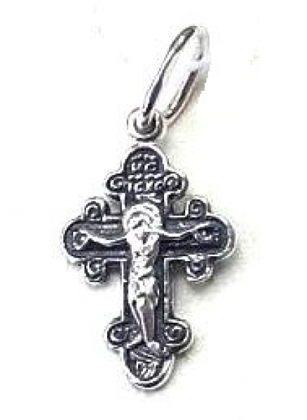 Крест 17 - 027  ч-н (Ag 925) Серебряные грани, ювелирная компания