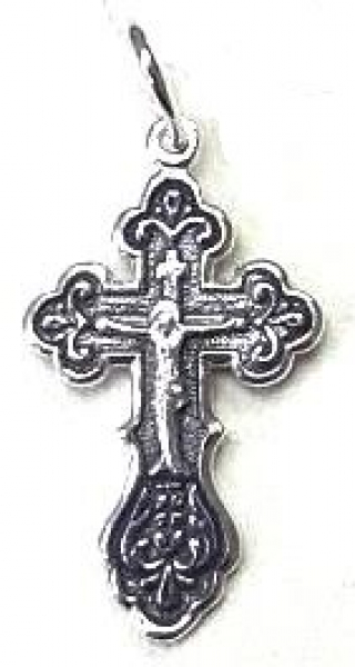 Крест 3-326-3  ч-н (Ag 925) Серебряные грани, ювелирная компания