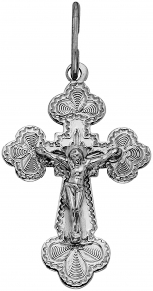 Крест KP 1. (Ag 925) Серебряные грани, ювелирная компания