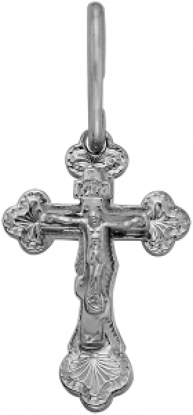 Крест KP 10. (Ag 925) Серебряные грани, ювелирная компания