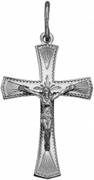 Крест KP 13. (Ag 925) Серебряные грани, ювелирная компания