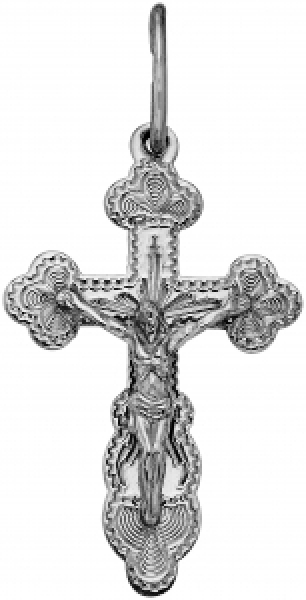Крест KP 16. (Ag 925) Серебряные грани, ювелирная компания